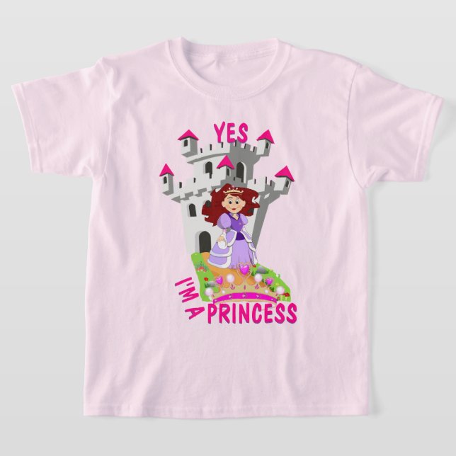 Camiseta Sim, sou uma princesa (Postura )