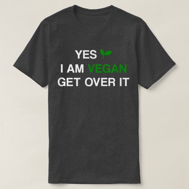 Camiseta Sim, sou VEGAN... (Frente do Design)