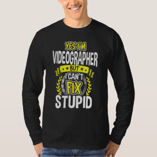 Camiseta Sim, sou Videógrafo