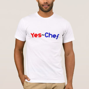 Camiseta sim T do cozinheiro chefe