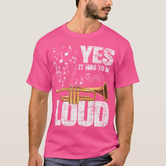 Camiseta Sim, Tem Que Ser Alto Jogador De Trompete