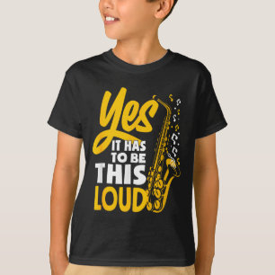 Camiseta Sim, Tem Que Ser Alto Saxofone Saxofonista Banda