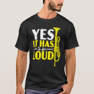 Camiseta Sim, Tem Que Ser Alto Trompetistas Tocador De Trom