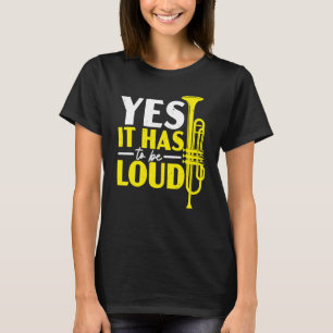 Camiseta Sim, Tem Que Ser Alto Trompetistas Tocador De Trom