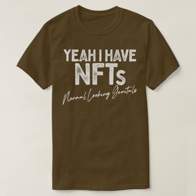 Camiseta Sim, tenho NFTs (Frente do Design)