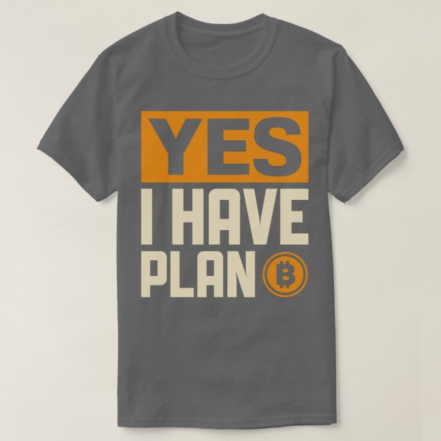 Camiseta Sim, tenho o plano B (Frente do Design)