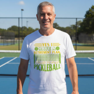 Camiseta Sim, tenho um plano de aposentadoria