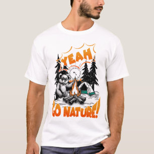 Camiseta Sim, vá para a Natureza!