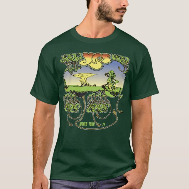 Camiseta Sim Vintage escuro (Frente)