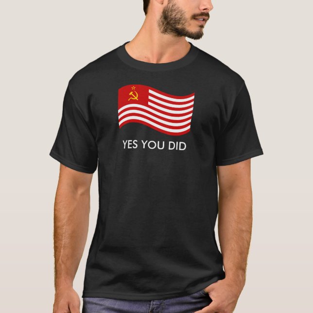 Camiseta Sim você fez - obscuridade (Frente)