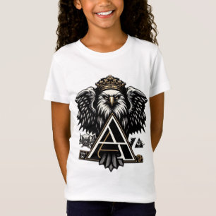 Camiseta "Simbolismo Majestoso: A Águia Crowned e a Bol