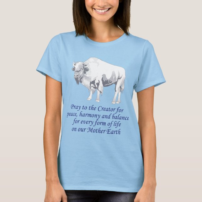 Camiseta Simbolismo nativo americano (Frente)