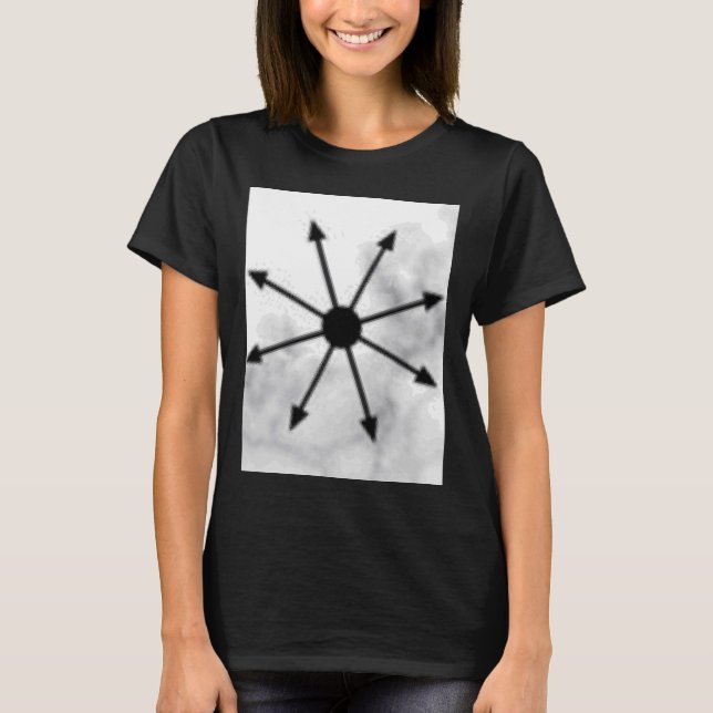 Camiseta Simbolismo oculto do caos (Frente)