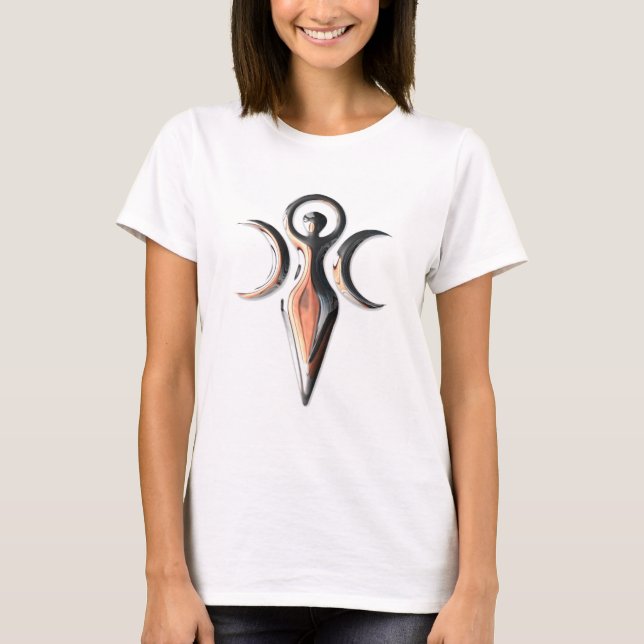Camiseta Símbolo 07K da deusa de Wiccan (Frente)