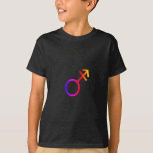 Camiseta Símbolo #2 do Transgender do arco-íris