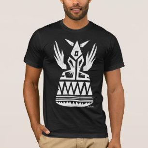 Camiseta Símbolo abstrato antigo com asas