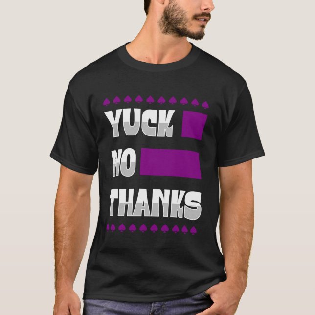 Camiseta Símbolo Ace de Obrigados Símbolo Asexual do Orgulh (Frente)