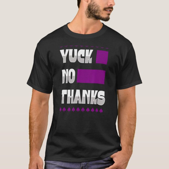 Camiseta Símbolo Ace de Obrigados Símbolo Asexual do Orgulh (Frente)