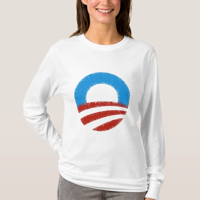Camiseta Símbolo afligido de Obama (Frente)