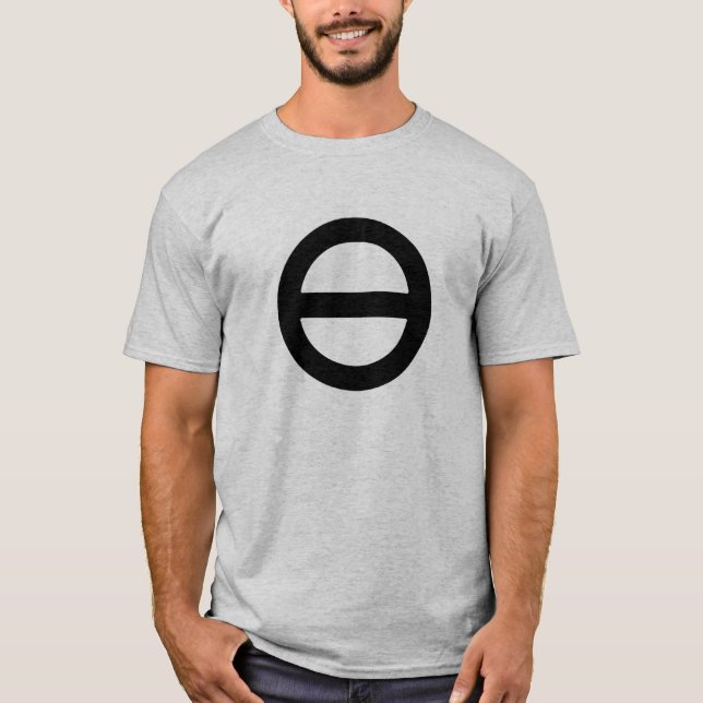Camiseta Símbolo Agênero (Frente)