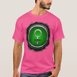 CAMISETA SÍMBOLO ALQUÍMICO DO PLANETA VENUS