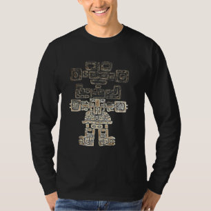 Camiseta Símbolo antigo da mitologia maia maia Itzamna