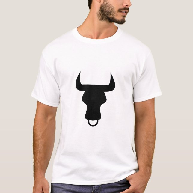 Camiseta Símbolo Astrológico Taurus Sinal 7 (Frente)