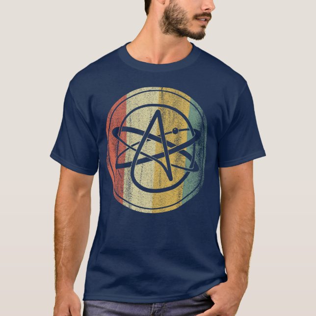 Camiseta Símbolo ateu Ateísmo agnóstico Freethinker Funny (Frente)