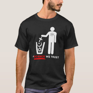 Camiseta Símbolo ateu Ateísmo agnóstico Freethinker Funny