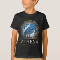 Símbolo Athena Owl Da Deusa Grega Da Sabedoria A