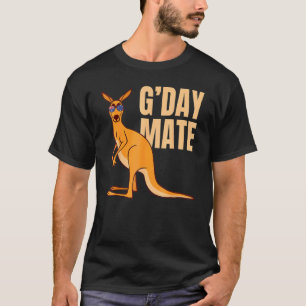 Camiseta Símbolo australiano Gay Mate Kangaroo, Austrália