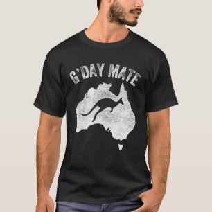 Camiseta Símbolo australiano GDay Mate Kangaroo