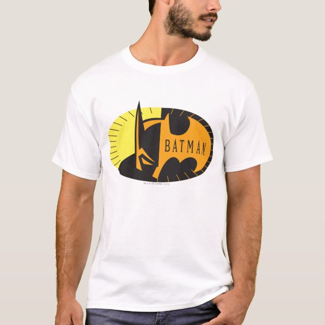 Camiseta Símbolo Batman | Logotipo da silhueta (Frente)
