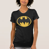 Símbolo Batman | Logotipo do círculo amarelo escur