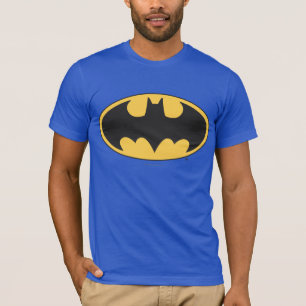 Camiseta Símbolo Batman Logotipo Oval