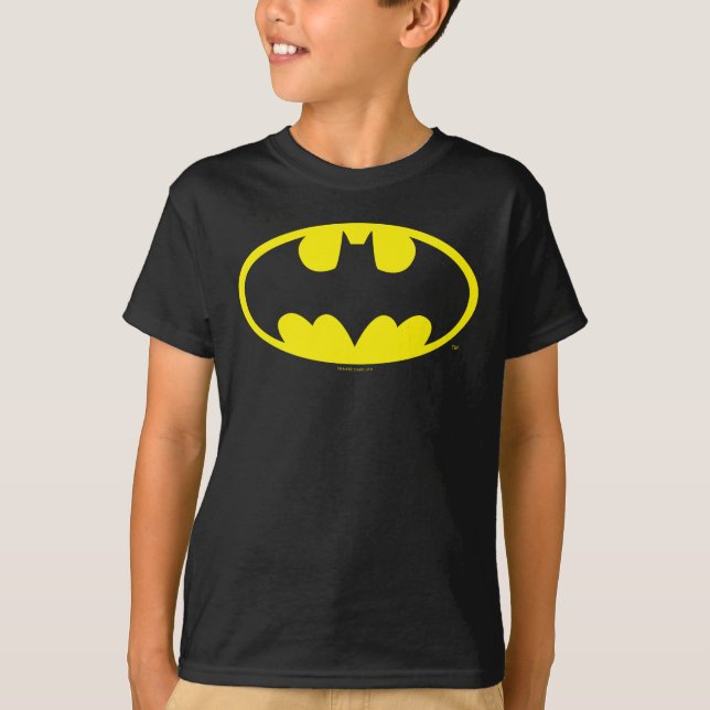 Camiseta Símbolo Batman | Logotipo Oval Bat (Frente)