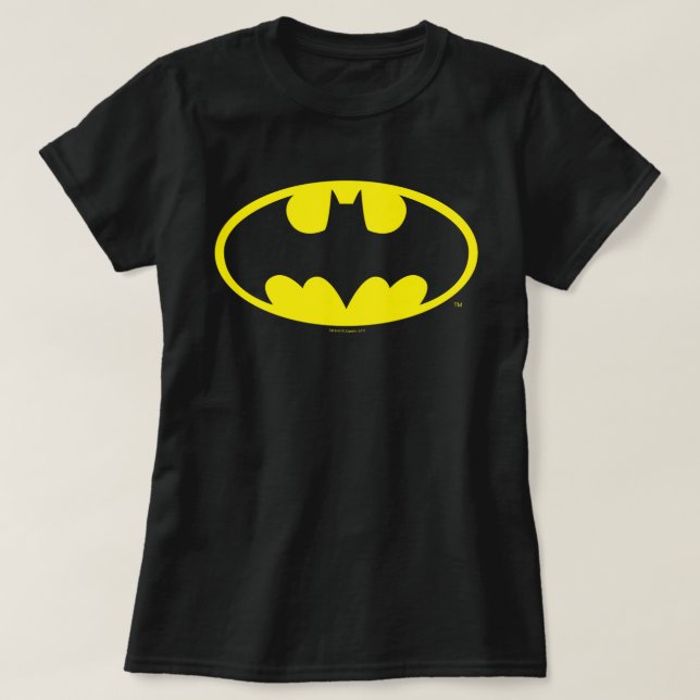 Camiseta Símbolo Batman | Logotipo Oval Bat (Frente do Design)