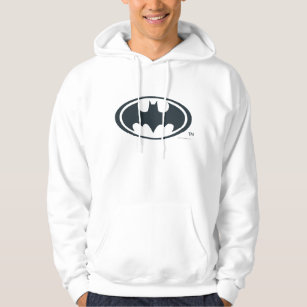 Moletom Símbolo Batman   Logotipo preto e branco
