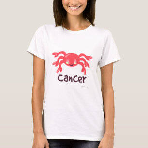Camiseta Símbolo bonito do caranguejo do cancer