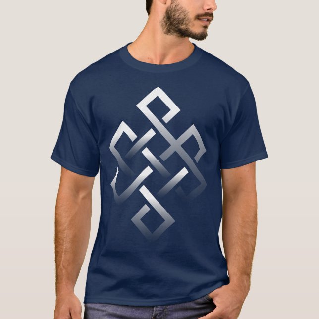 Camiseta Símbolo budista de Eternal Knot Yoga Yogi Gift (Frente)