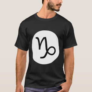 Camiseta Símbolo Capricórnio - Tee Escuro