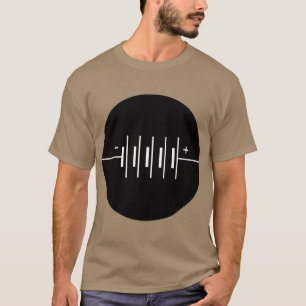 Camiseta Símbolo circundado das baterias