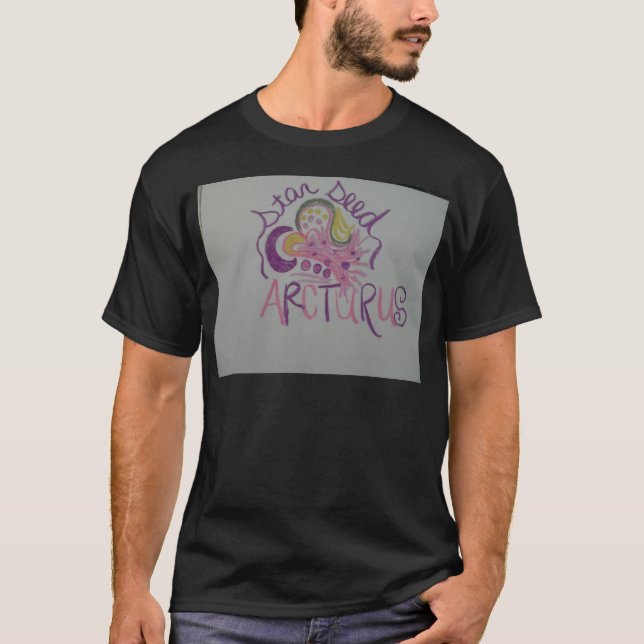 Camiseta Símbolo claro da língua de Arcturian Starseed (Frente)