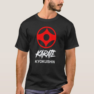 Camiseta Símbolo Clássico do Karate Kyokushin Dojo Kyokushi