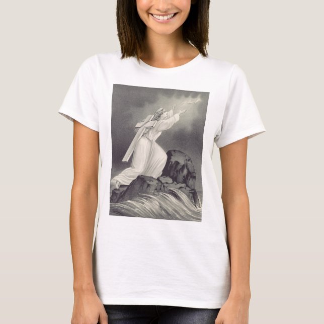 Camiseta Símbolo cristão Cruz e Coroa  (Frente)