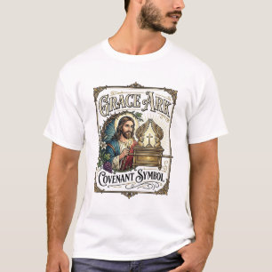 Camiseta Símbolo da Aliança da Graça da Arca Jesus Aliança