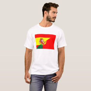 Camiseta símbolo da bandeira dos países vizinhos de
