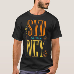 Camiseta Símbolo da Cidade de Sydney Austrália