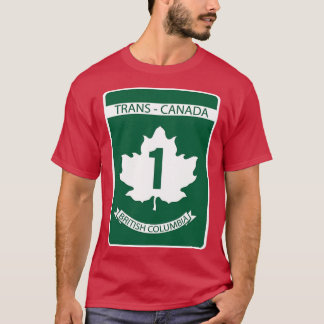 Camiseta Símbolo da Colúmbia Britânica da Trans Canadá