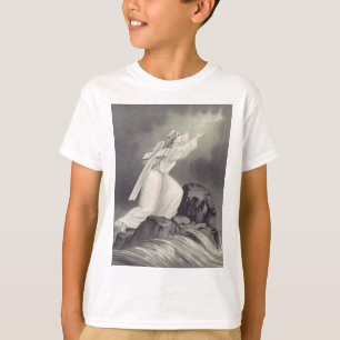 Camiseta Símbolo da cruz e da coroa cristã